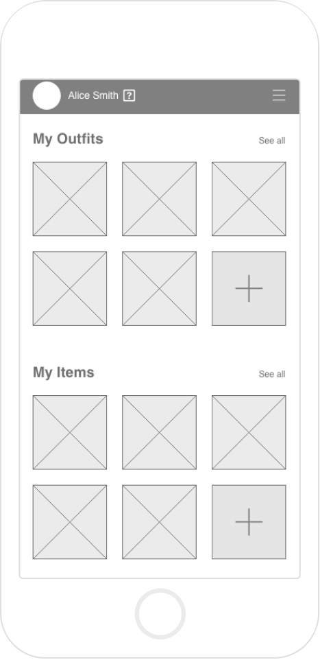 Low Fidelity Wireframe 01